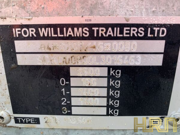 Ifor Williams HB506 (Used) 12011503 - Image 9